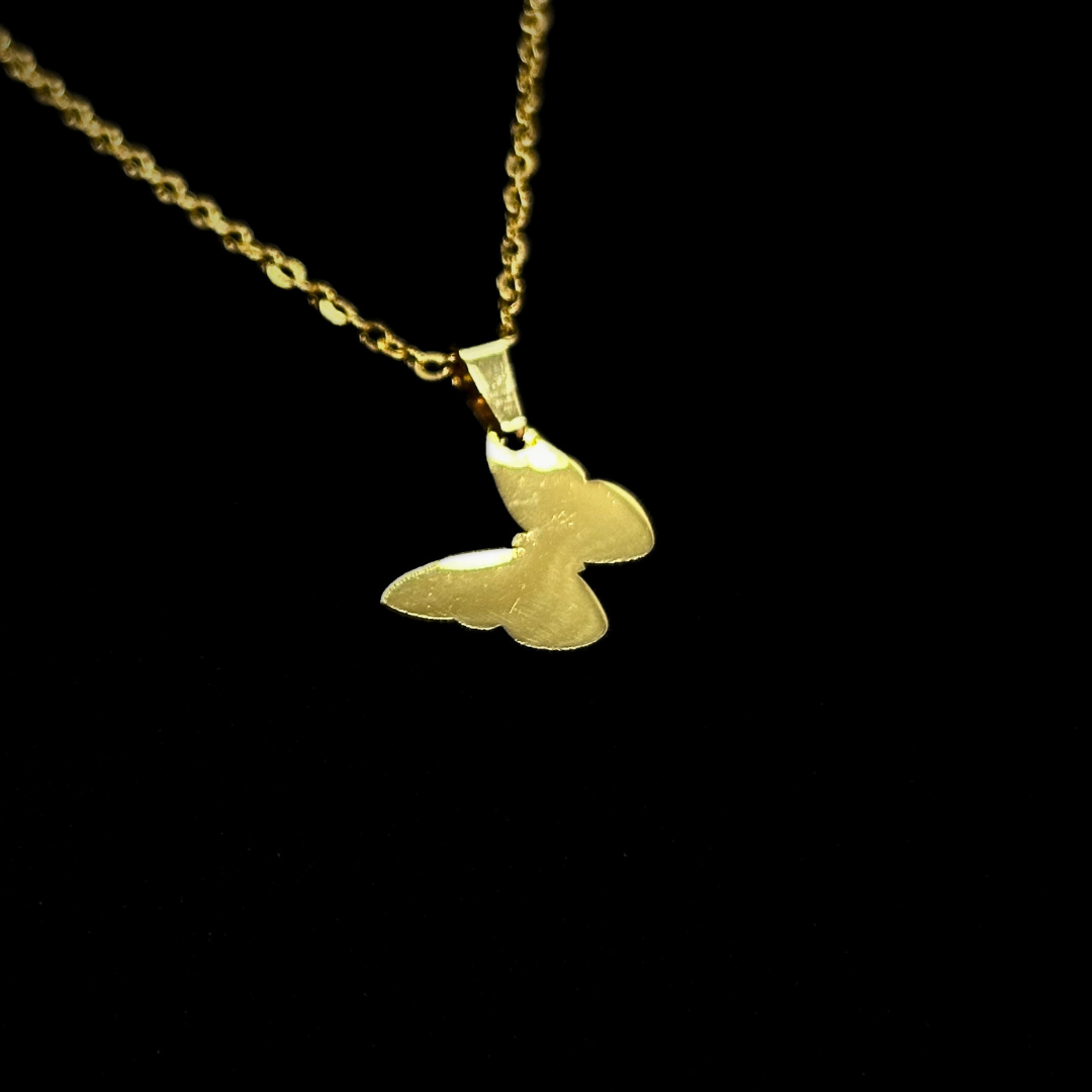Solid Butterfly Necklace