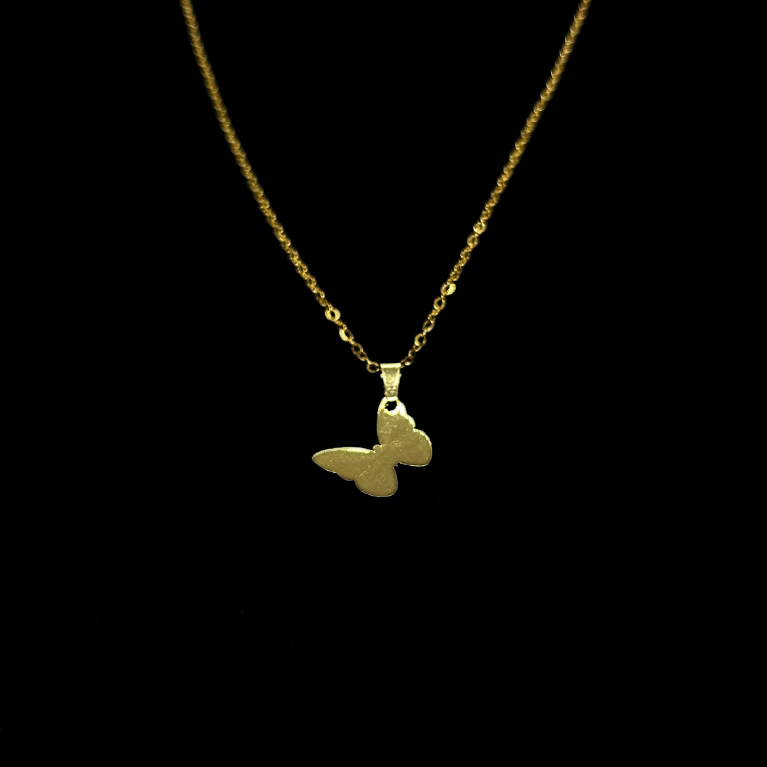Solid Butterfly Necklace