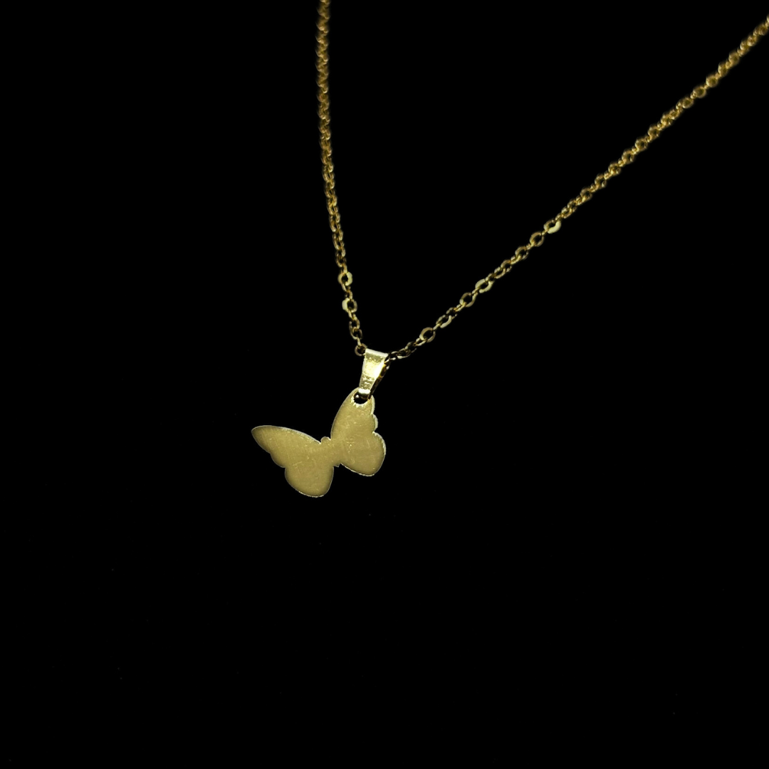 Solid Butterfly Necklace